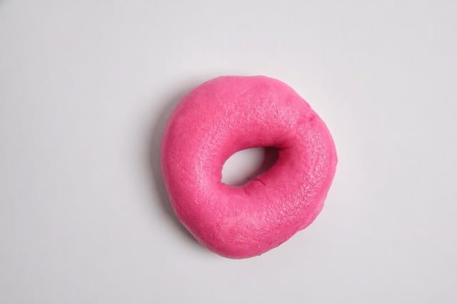 Breast Cancer Pink Bagel.