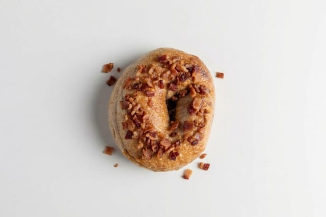 Maple Bacon Bagel.